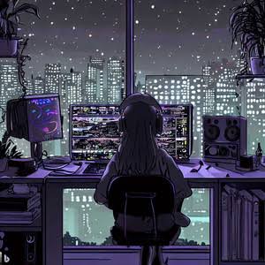 Late Night Coding playlist cover